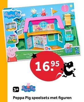 Promoties Peppa pig speelsets met figuren - Hasbro - Geldig van 22/03/2024 tot 03/04/2024 bij Intertoys
