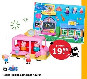 Promoties Peppa pig speelsets met figuren - Hasbro - Geldig van 22/03/2024 tot 03/04/2024 bij Intertoys