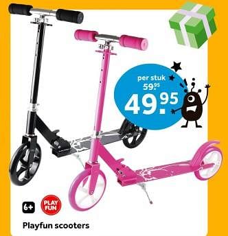Promoties Playfun scooters - Playfun - Geldig van 22/03/2024 tot 03/04/2024 bij Intertoys