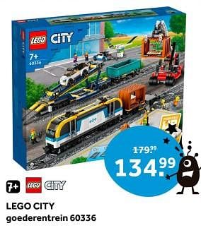 Promotions Lego city goederentrein 60336 - Lego - Valide de 22/03/2024 à 03/04/2024 chez Intertoys