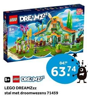 Promotions Lego dreamzzz stal met droomwezens 71459 - Lego - Valide de 22/03/2024 à 03/04/2024 chez Intertoys