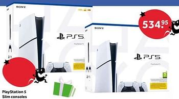 Promoties Playstation 5 slim consoles - Sony - Geldig van 22/03/2024 tot 03/04/2024 bij Intertoys