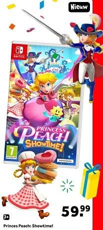 Promoties Princes peach showtime! - Nintendo - Geldig van 22/03/2024 tot 03/04/2024 bij Intertoys