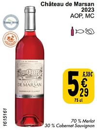 Château de marsan 2023-Rosé wijnen
