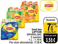 Iced tea lipton sparkling-Lipton