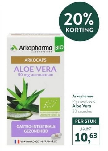 Promotions Aloe vera - Arkopharma - Valide de 18/03/2024 à 14/04/2024 chez Holland & Barret