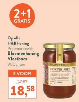 Promotions Bloemenhoning vloeibaar - Produit maison - Holland & Barrett - Valide de 18/03/2024 à 14/04/2024 chez Holland & Barret