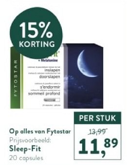 Promoties Sleep fit - Fytostar - Geldig van 18/03/2024 tot 14/04/2024 bij Holland & Barret