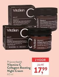 Vitamine c collageen boosting night cream-Vitaskin
