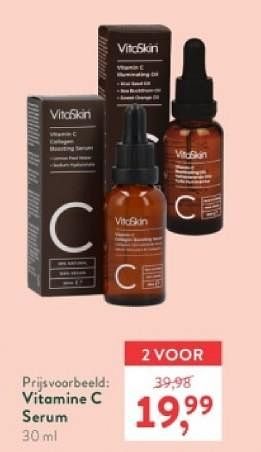 Promoties Vitamine c serum - Vitaskin - Geldig van 18/03/2024 tot 14/04/2024 bij Holland & Barret