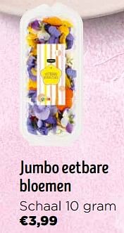 Promotions Jumbo eetbare bloemen - Produit Maison - Jumbo - Valide de 16/03/2024 à 02/04/2024 chez Jumbo