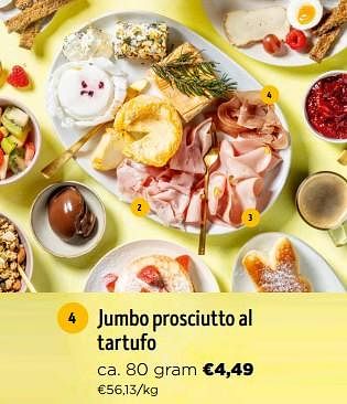 Promoties Jumbo prosciutto al tartufo - Huismerk - Jumbo - Geldig van 16/03/2024 tot 02/04/2024 bij Jumbo