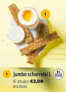 Promoties Jumbo scharrelei l - Huismerk - Jumbo - Geldig van 16/03/2024 tot 02/04/2024 bij Jumbo