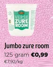 Promoties Jumbo zure room - Huismerk - Jumbo - Geldig van 16/03/2024 tot 02/04/2024 bij Jumbo