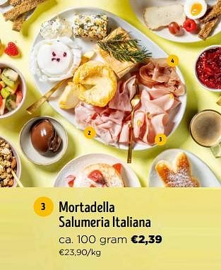 Promotions Mortadella salumeria italiana - Produit Maison - Jumbo - Valide de 16/03/2024 à 02/04/2024 chez Jumbo