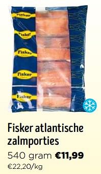 Promoties Fisker atlantische zalmporties - Fisker - Geldig van 16/03/2024 tot 02/04/2024 bij Jumbo