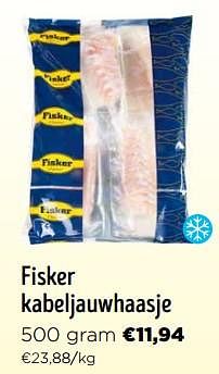 Promoties Fisker kabeljauwhaasje - Fisker - Geldig van 16/03/2024 tot 02/04/2024 bij Jumbo