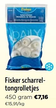 Promoties Fisker scharreltongrolletjes - Fisker - Geldig van 16/03/2024 tot 02/04/2024 bij Jumbo