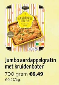 Jumbo aardappelgratin met kruidenboter-Huismerk - Jumbo