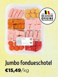 Jumbo fondueschotel-Huismerk - Jumbo