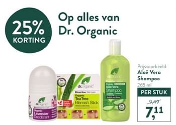 Promoties Aloe vera shampoo - Dr. Organic - Geldig van 18/03/2024 tot 14/04/2024 bij Holland & Barret