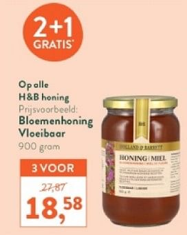 Promoties Bloemenhoning vloeiboar - Huismerk - Holland & Barrett - Geldig van 18/03/2024 tot 14/04/2024 bij Holland & Barret
