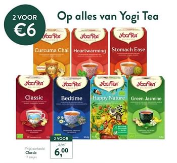 Promotions Classic - Yogi Tea - Valide de 18/03/2024 à 14/04/2024 chez Holland & Barret