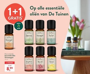 Promoties Essentiele olie sinaasappel - De Tuinen - Geldig van 18/03/2024 tot 14/04/2024 bij Holland & Barret