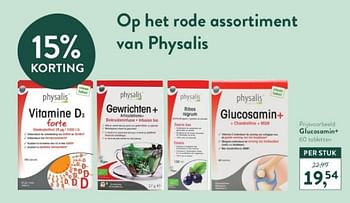 Promoties Glucosamin+ - Physalis - Geldig van 18/03/2024 tot 14/04/2024 bij Holland & Barret
