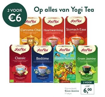 Promotions Green jasmine - Yogi Tea - Valide de 18/03/2024 à 14/04/2024 chez Holland & Barret