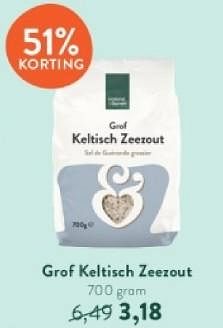 Promotions Grof keltisch zeezout - Produit maison - Holland & Barrett - Valide de 18/03/2024 à 14/04/2024 chez Holland & Barret
