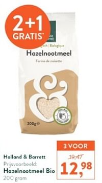 Hazelnootmeel bio-Huismerk - Holland & Barrett