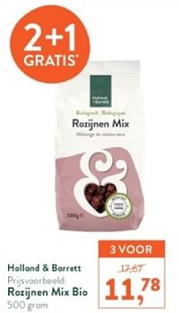 Rozijnen mix bio-Huismerk - Holland & Barrett