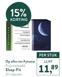 Promoties Sleep fit - Fytostar - Geldig van 18/03/2024 tot 14/04/2024 bij Holland & Barret