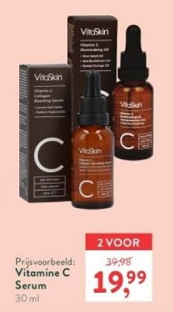 Promotions Vitamine c serum - Vitaskin - Valide de 18/03/2024 à 14/04/2024 chez Holland & Barret