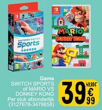 Game switch sports of mario vs donkey kong-Nintendo