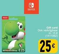 Gift card-Nintendo