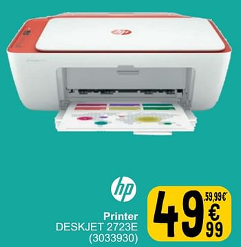 Promotions Hp printer deskjet 2723e - HP - Valide de 26/03/2024 à 08/04/2024 chez Cora