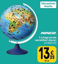 Lichtgevende wereldbol dieren-Ninco