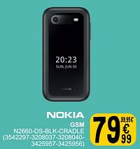 Nokia gsm n2660-ds-blk-cradle-Nokia