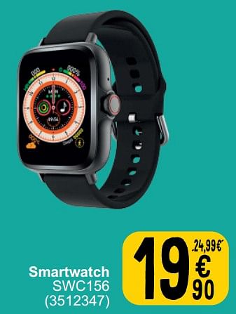 Promoties Smartwatch swc156 - Huismerk - Cora - Geldig van 26/03/2024 tot 08/04/2024 bij Cora