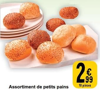 Promotions Assortiment de petits pains - Produit maison - Cora - Valide de 26/03/2024 à 30/03/2024 chez Cora