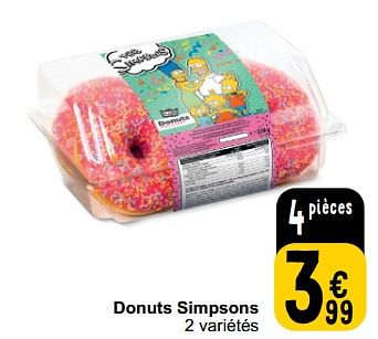 Promotions Donuts simpsons - Produit maison - Cora - Valide de 26/03/2024 à 30/03/2024 chez Cora