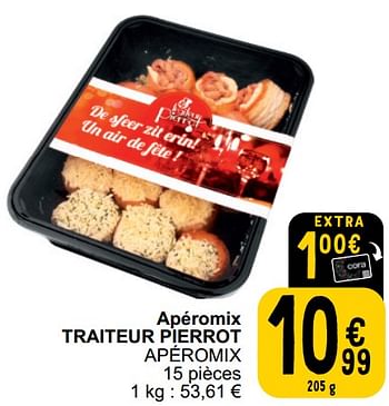 Promoties Apéromix traiteur pierrot apéromix - Traiteur Pierrot - Geldig van 26/03/2024 tot 30/03/2024 bij Cora