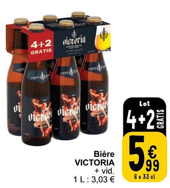 Promoties Bière victoria - Victoria - Geldig van 26/03/2024 tot 30/03/2024 bij Cora