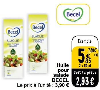 Promotions Huile pour salade becel - Becel - Valide de 26/03/2024 à 30/03/2024 chez Cora