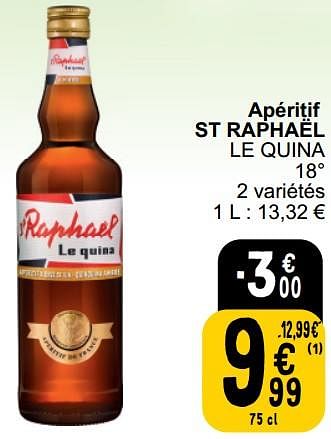 Promoties Apéritif st raphaël le quina - St Raphael - Geldig van 26/03/2024 tot 30/03/2024 bij Cora