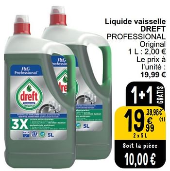 Promotions Liquide vaisselle dreft professional - Dreft - Valide de 26/03/2024 à 30/03/2024 chez Cora