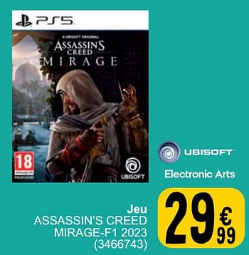 Promoties Jeu assassin’s creed mirage-f1 2023 - Ubisoft - Geldig van 26/03/2024 tot 08/04/2024 bij Cora
