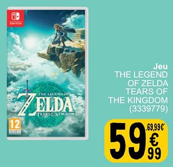 Promoties Jeu the legend of zelda tears of the kingdom - Nintendo - Geldig van 26/03/2024 tot 08/04/2024 bij Cora